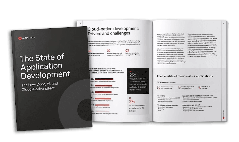OutSystems — enterprise application development research report and eBook design